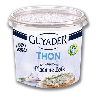 Guyader Madame Loïc Tartinable de Thon Fromage Fouetté, 120g