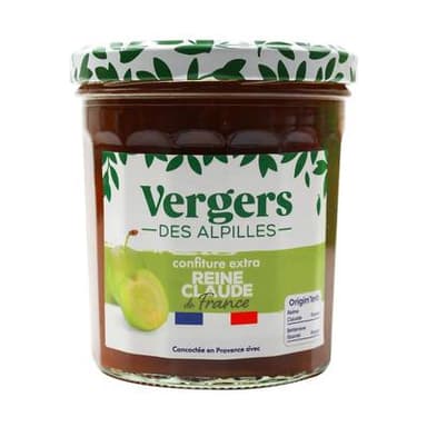 Vergers des Alpilles Confiture Extra Reine Claude de France, 350g