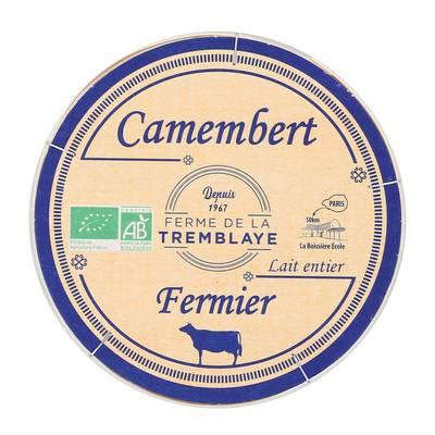 La Ferme de la Tremblaye - Camembert fermier bio au lait entier
