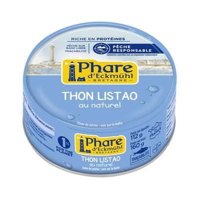 Phare d'Eckmuhl Thon Listao au naturel, 112g