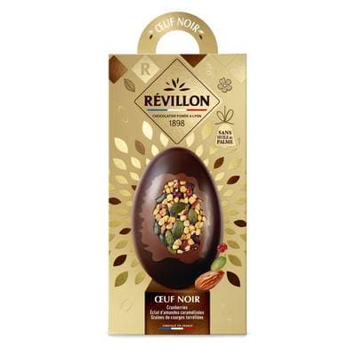 Revillon Moulage Oeuf Mendiant Chocolat Noir, 140g