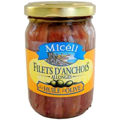 Miceli Filets d'Anchois à l'Huile d'Olive, 130g