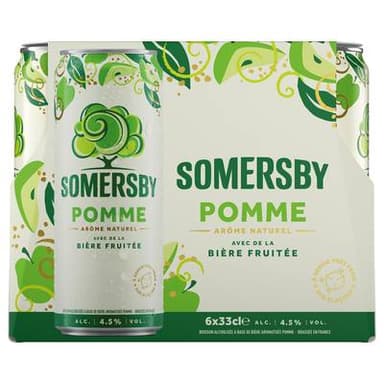 Somersby Bière aromatisée Pomme 4,5%, 6x33cl