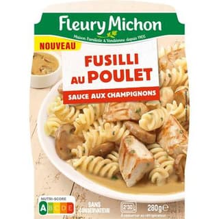 Fleury Michon Fusilli au Poulet Sauce aux Champignons, 280g