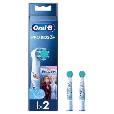 Oral B Recharges brosse à dents électrique Reine des neiges enfants 3 ans+, 2 brossettes
