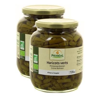Priméal Haricots verts, Bio, Lot de 2x380g