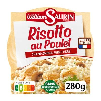 William Saurin Risotto Poulet Champignons Forestiers, 280g
