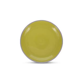 Collection Duo Assiette plate 18xH2,5cm vert/violet Duo, 1 pièce
