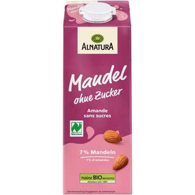Alnatura Amande non sucrée Boisson Végétale Bio, 1L