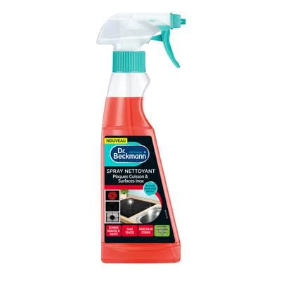 Dr Beckmann Spray dégraissant plaques cuisson et surfaces inox, 250ml