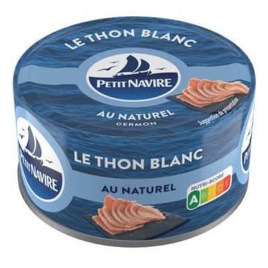 Petit Navire Thon blanc au naturel, 140g