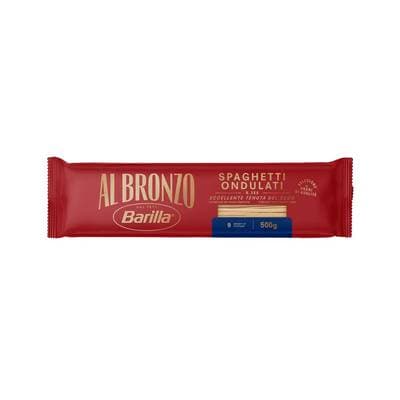 Barilla Al Bronzo Pâtes Spaghetti Ondulati Premium, 500g