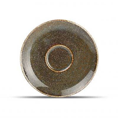 BonBistro Soucoupe à moka vert Cirro, 12 cm