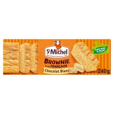 St Michel Le brownie chocolat blanc à partager, 240g