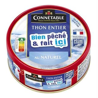 Connetable Thon Entier au Naturel, 112g