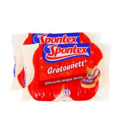 - Spontex - Éponges grattantes Gratounett'