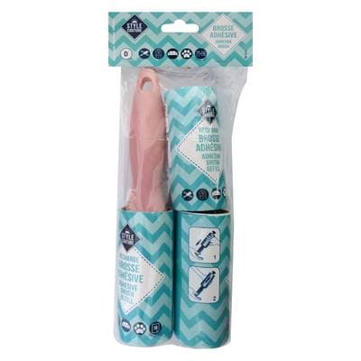 Style couture Brosse adhésive + 2 recharges, 3 pièces