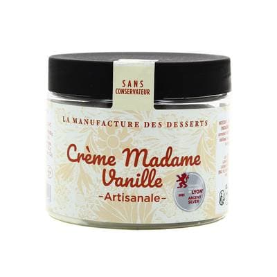 La manufacture des desserts Crème madame Vanille, 90g