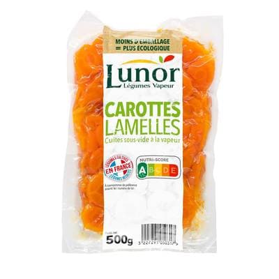 Lunor Carottes en Lamelles, 500g