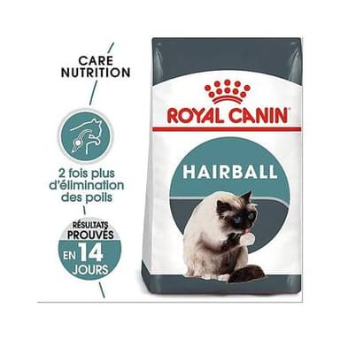 Royal Canin Croquettes Hairball Care Elimination boules de poils pour Chat Adulte, 4kg
