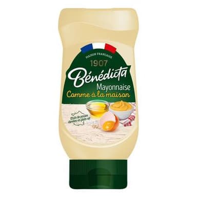 Bénédicta Sauce mayonnaise comme à la maison squeeze, 390g