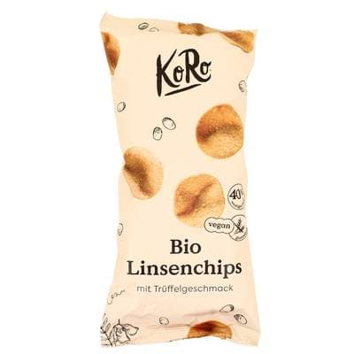 Koro Chips de lentilles saveur truffe bio, 100g