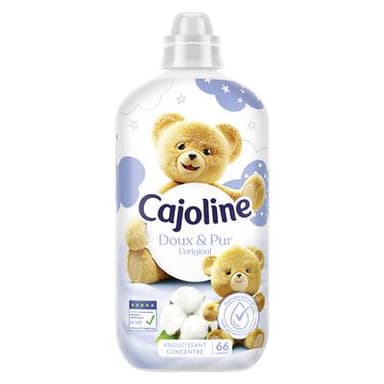 Cajoline Adoucissant Hypoallergénique Doux et Pur, 1,386L
