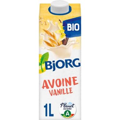 Bjorg Avoine Vanille Boisson Végétale Sans Sucres Ajoutés Bio, 1L