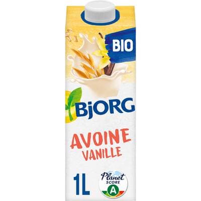 Bjorg Avoine Vanille Boisson Végétale Sans Sucres Ajoutés Bio, 1L