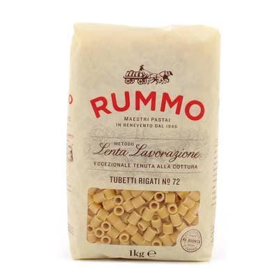 Rummo Pâtes Tubetti Rigati N°72 Premium, 1kg