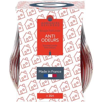 Ambiances Devineau Bougie lowboy anti-tabac Grise