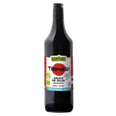 Danival Tamari bio réduit en sel, 1L