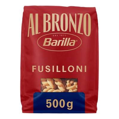 Barilla Al Bronzo Pâtes Fusilloni Premium, 500g