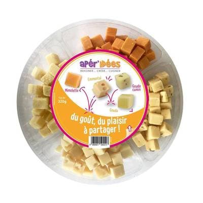 Centurion Plateau apéritif fromager 4 variétés, 320g