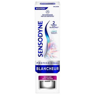 Sensodyne Dentifrice blancheur professionnel, 75ml
