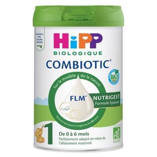 Hipp Lait bébé en poudre Combiotic FLM Bio Nutrigest formule épaissie 1er âge, 0-6 mois, 800g