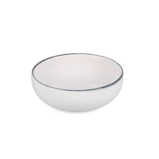 Collection Fade Bol 12,5xH5cm black rim Fade, 1 pièce