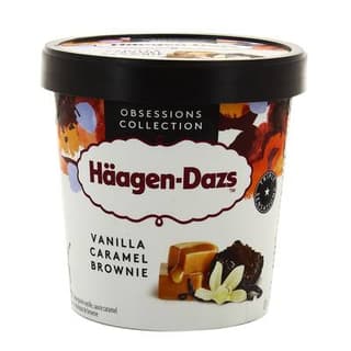 Häagen-Dazs Crème glacée Vanille Caramel & Brownies 460ml, Pot de 400g