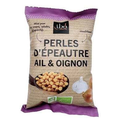 Ibo Perles d'épeautre ail & oignon bio, 125g