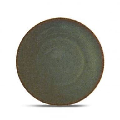 BonBistro Assiette plate vert Cirro, 21 cm