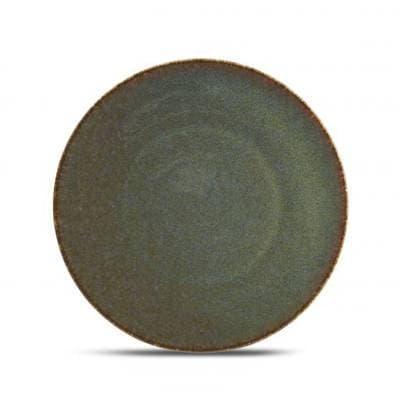 BonBistro Assiette plate vert Cirro, 21 cm