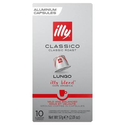 Illy Classico classic roast lungo, 10 capsules