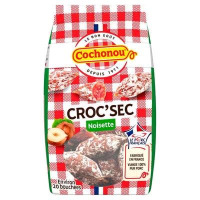 Cochonou Saucisson Croc'Sec Noisette, 130g