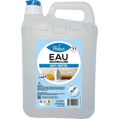 Phébus Eau demineralisée anti-tartre, 5L