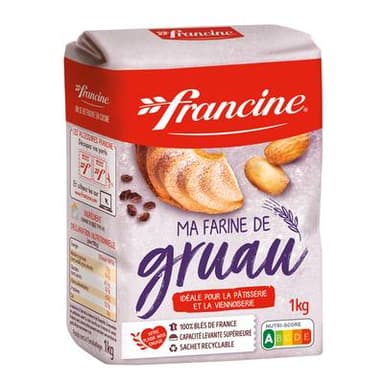 Francine Farine de Gruau Type 45, 1kg