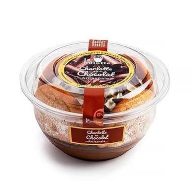 LA MANUFACTURE DES DESSERTS Charlotte au Chocolat Artisanale, 210g