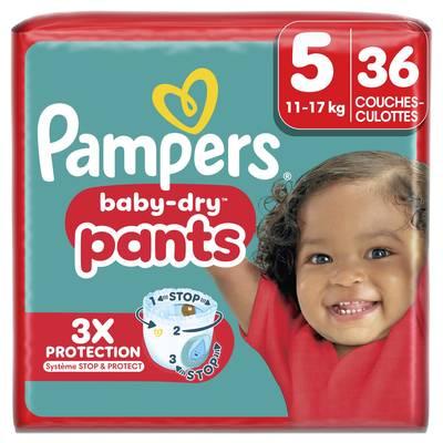Pampers Babydry Pants - Couches Culottes Bébé Baby-Dry Pants 11-17kg T5