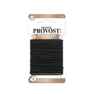 Franck Provost Elastiques fins - noir & couleurs, 34 pièces