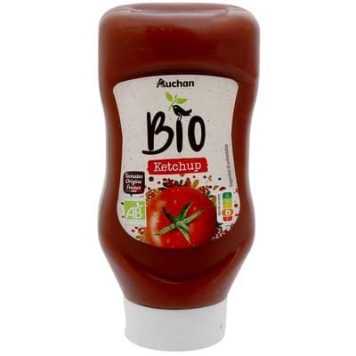 Auchan BIO Ketchup Bio flacon souple, 560g