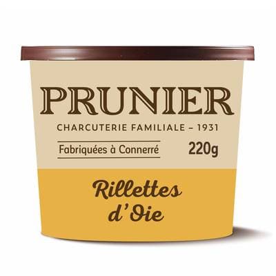 Prunier Rillettes d'Oie, 220g